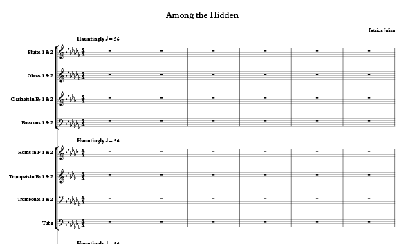 Among the Hidden sheet music