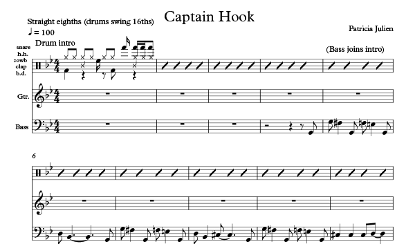 Captain Hook sheet music