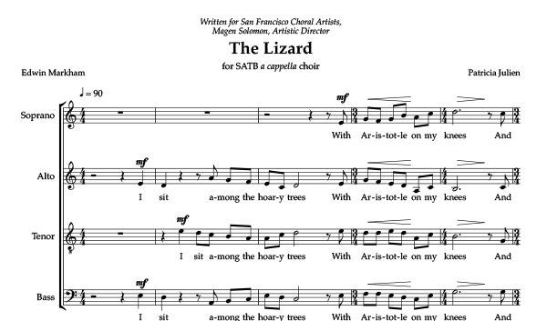 The Lizard sheet music